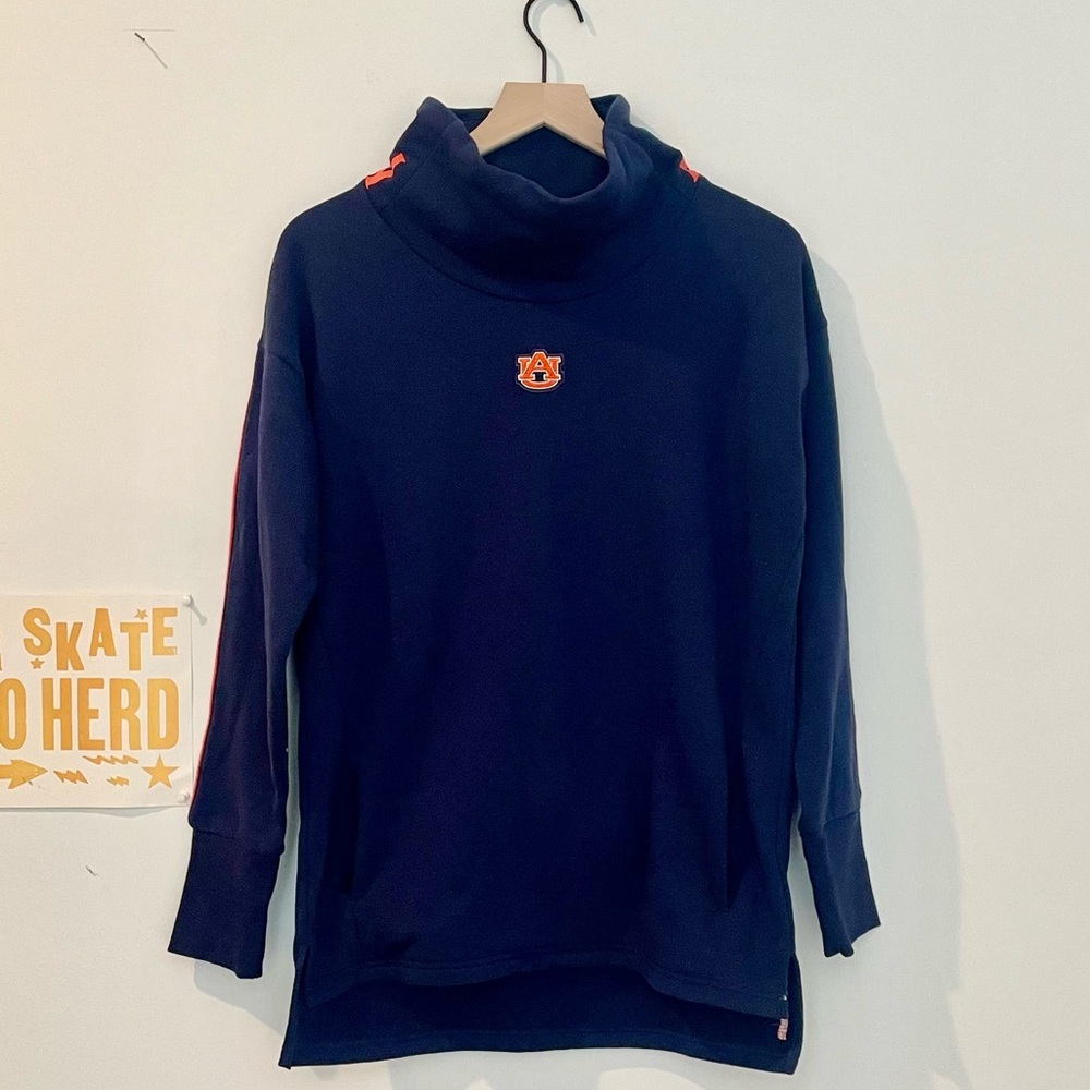Auburn University Funnel Neck Longline Minimal‎ Sweatshirt Under Armour